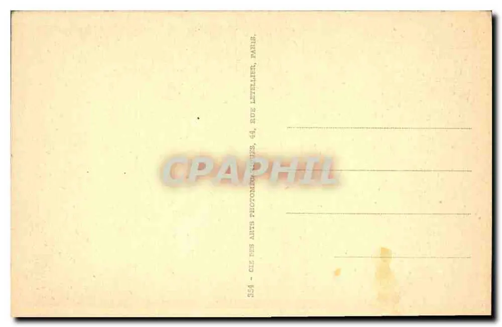 Lourdes — O Gave e a Basílica — Cie des Arts Photographiques, 44, rue Letellier, Paris - Verso