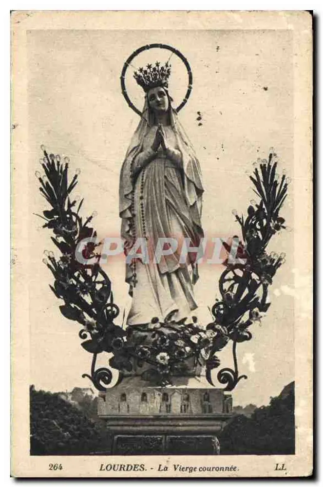 LOURDES - A Virgem Coroada — CPAPHIL n°264 - Frente