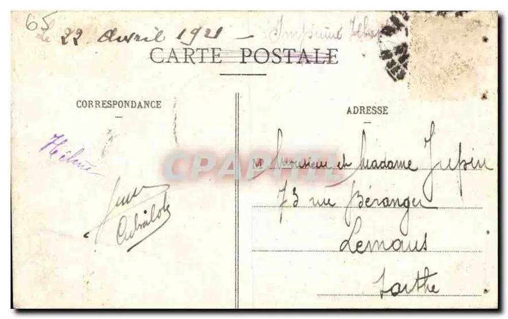 Lourdes — Vista geral — Os Pirineus, n°20 - Verso