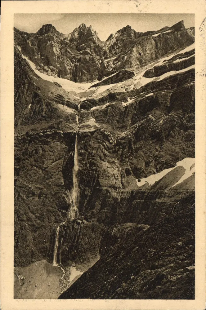 Gavarnie — A Grande Cascata — edições de arte VISCOUNI, n° 44 - Frente