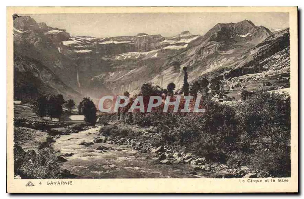 Gavarnie — O Cirque e o Gave — Gavarnie - Frente