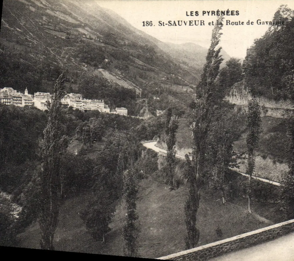 St-Sauveur und die Route de Gavarnie — Die Pyrenäen — Serie 186, Verlag Imprimé Illustré - Vorderseite