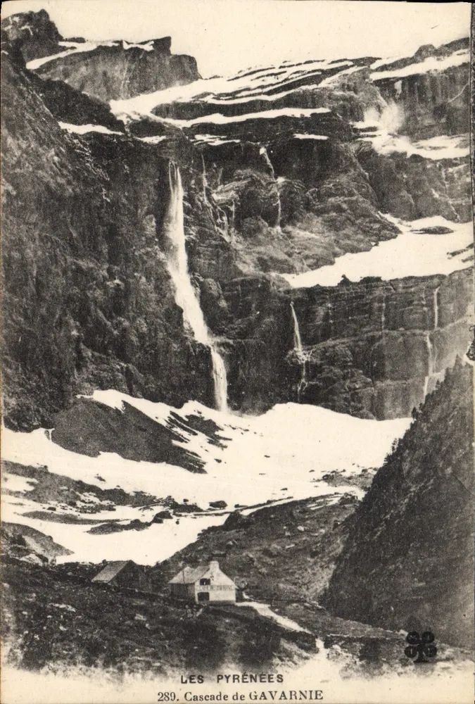Cachoeira de Gavarnie — Os Pirineus — Editor: Os Pirineus, n° 289 - Frente
