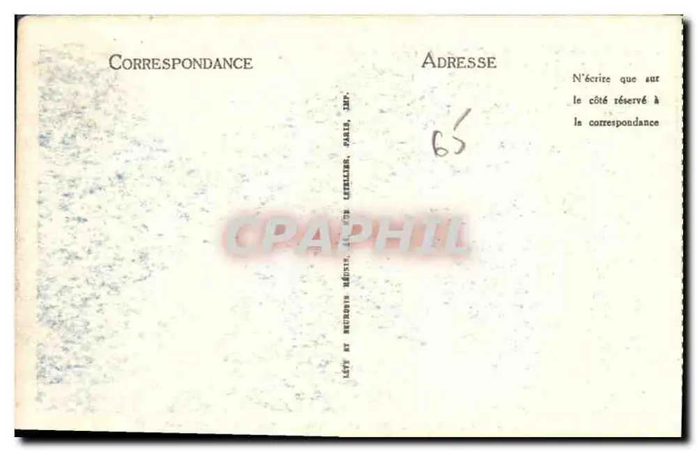 Cauterets — Straße und Eisenbahn von Pierrefitte nach Cauterets — Le Limaçon — LL — Nr. 138 - Rückseite