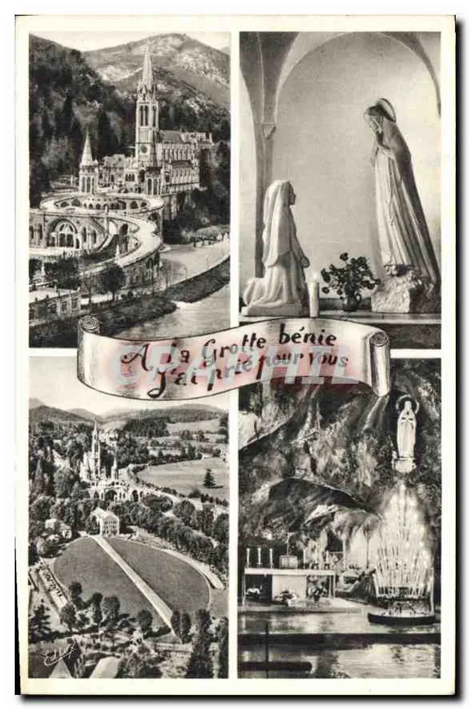 The Blessed Cave — Lourdes — Publisher Unidentified - Front