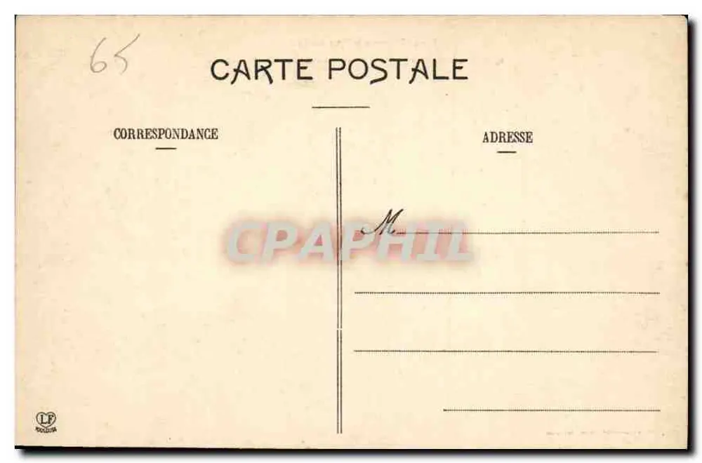 Lourdes - Aufnahme von der Basilika — Actotype Labousse Frères, Toulouse - Rückseite