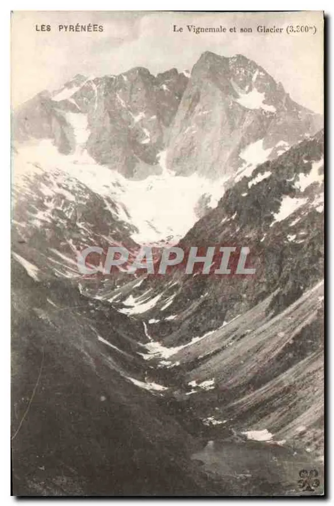 Os Pirineus — O Vignemale e seu Glaciar (3.360m) — sem editor visível - Frente