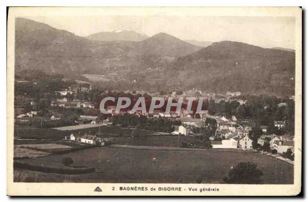 Bagnères-de-Bigorre — Vista geral — Editor: Fot. de Béziers - Frente