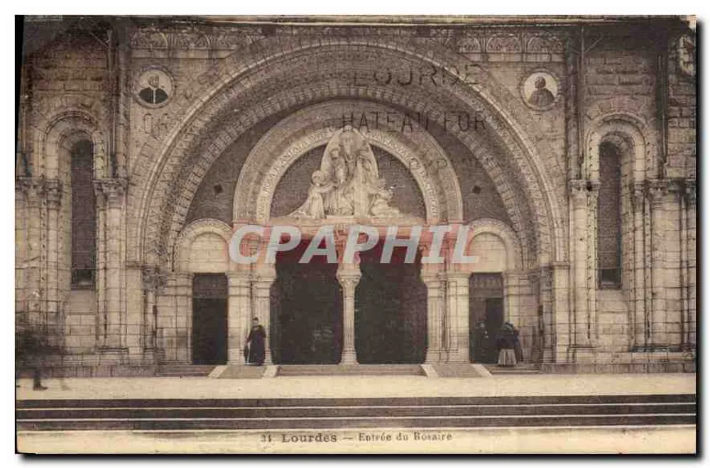 Lourdes — Entrada do Rosário — Edição Fallas du Puy - Frente
