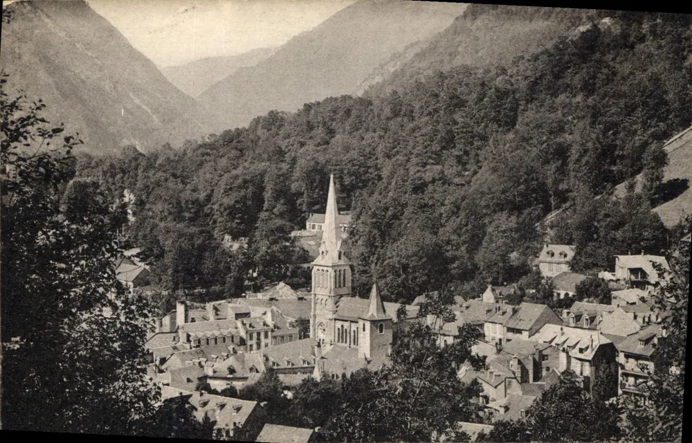 Cauterets — Ansicht des Chemin de Cambasque — Edition Qunault, Lourdes, Nr. 150 - Vorderseite