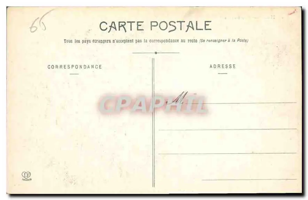 Lourdes - Fachada do Rosário — editor Léon Léonard, n° 818 - Verso