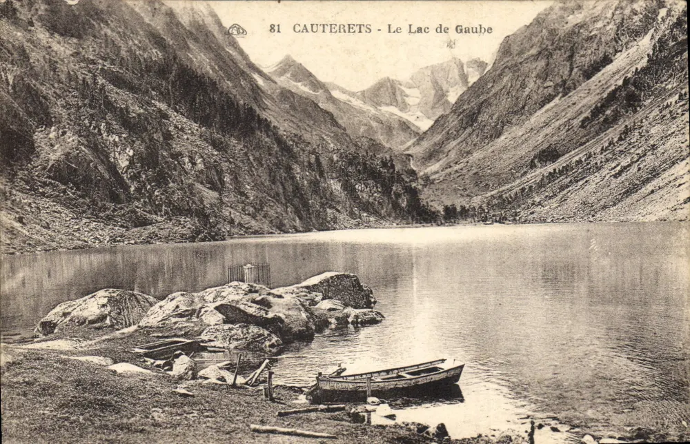 Cauterets - O Lago de Gaube — Editor: Fot. de Montagne, n° 81 - Frente