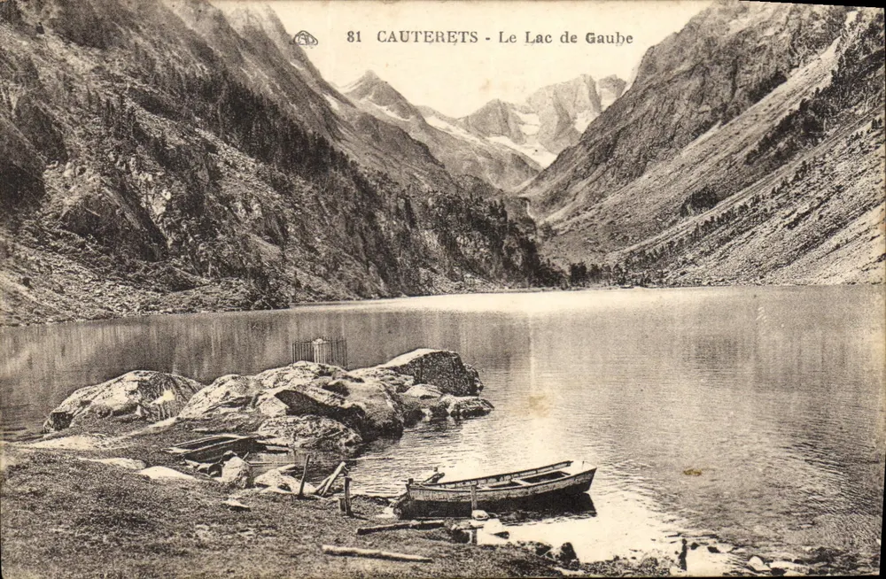 Cauterets - Het meer van Gaube — uitgever Motelleries de Montache, n°81 - Voorkant