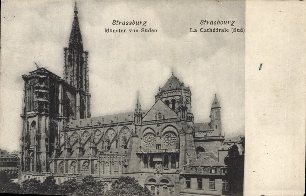 Estrasburgo — A Catedral (Sul) — Felix Lail, Kanzlerverlaganstalt (E.E.) - Frente