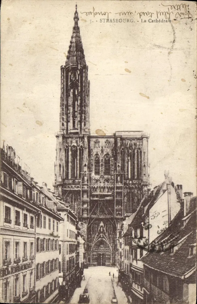 Strasbourg - A Catedral — editor C. Berbere, n°3 - Frente