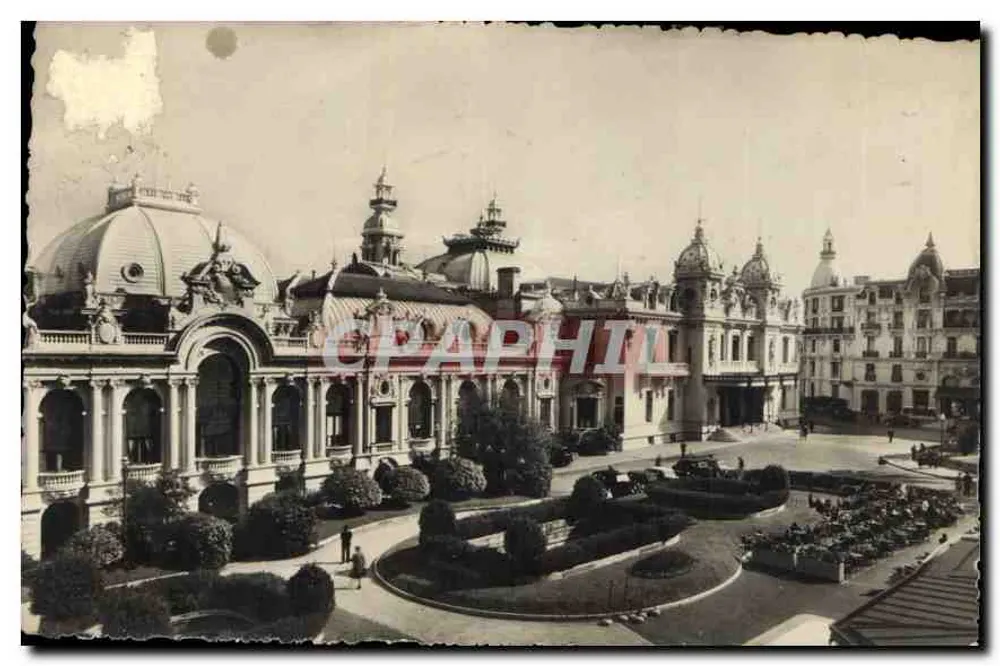 O Casino de Monte-Carlo — vista panorâmica — Edição em La Grima, Mônaco, n°103 - Frente