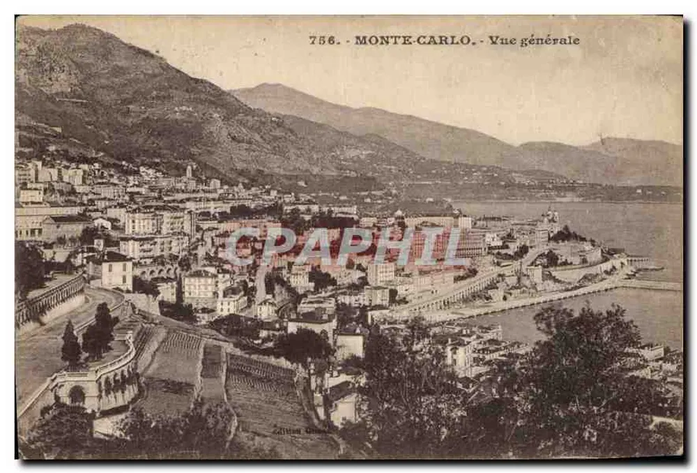 Monte-Carlo — Vista geral — Salimont (editor) n°756 - Frente