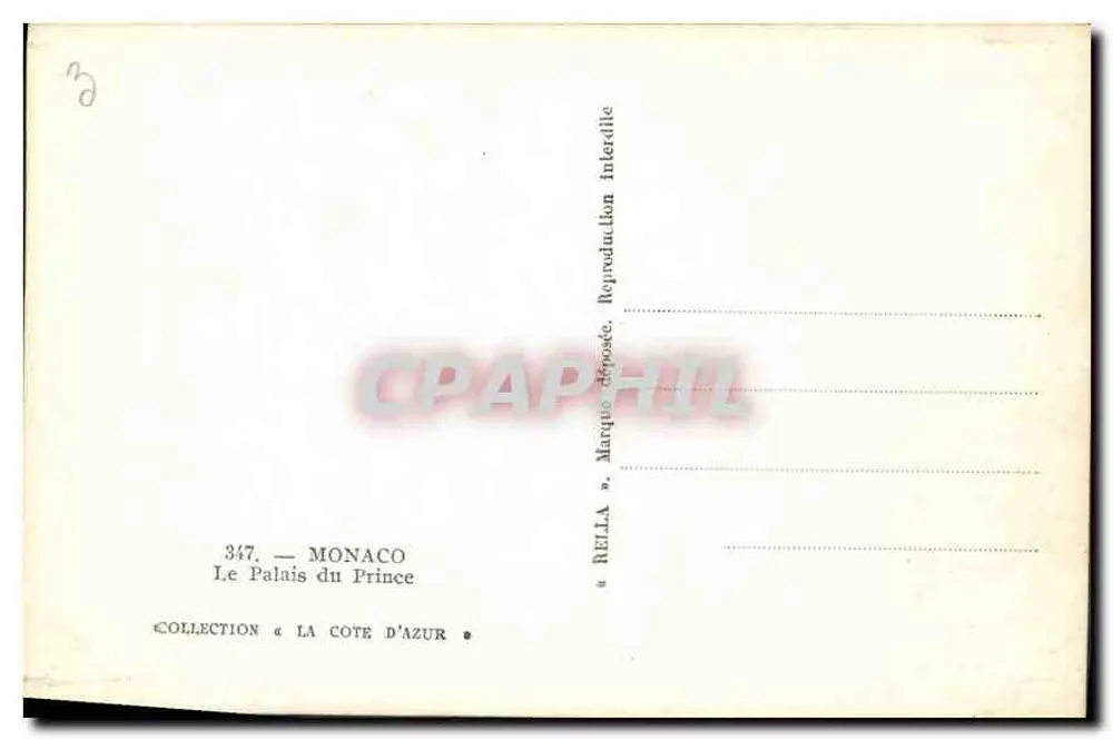 प्रिंस के महल — मोनाको — एडिटर ReLLa, संख्या 347 - पीछे