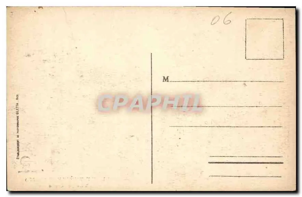 Puget-Théniers — General View — Gilletta (A.M.) Edition - Back