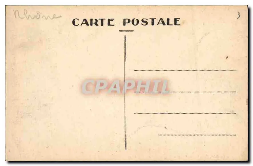 LYON — Place Bellecour — L.A. — La Carte Postale Artistique, n°78 - Verso