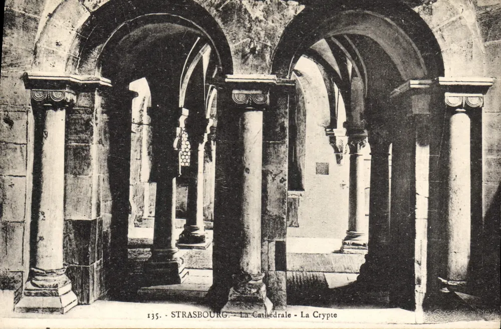 Estrasburgo - A Catedral - A Cripta — Cartas 'La Gogne' n°135 - Frente