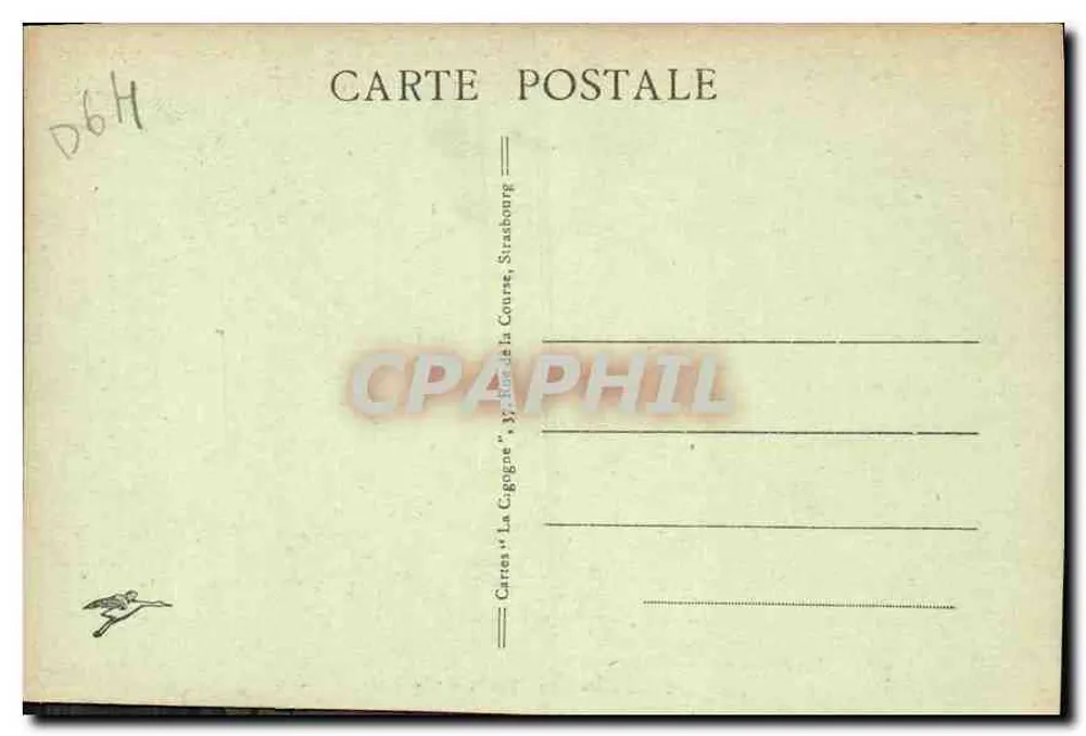 Estrasburgo - A Catedral - A Cripta — Cartas 'La Gogne' n°135 - Verso
