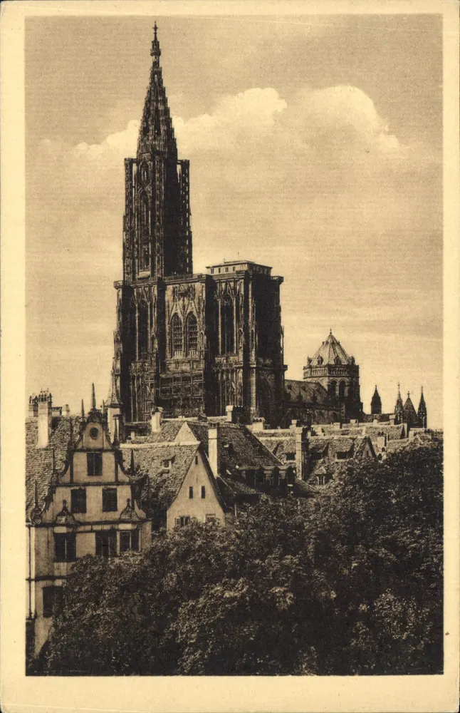Strasbourg — O Münster — Verlag Jul. Manias & Cie, Strasbourg-Schillighheim - Frente