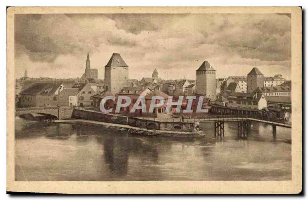 Estrasburgo — Pontes cobertas — Felix Luib, Kunst-Verlags-Anstalt - Frente