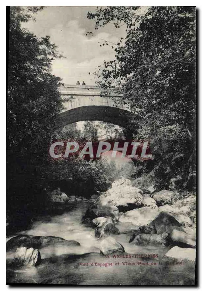 Pont d'Espagne und Vieux Pont de la Guiline — Ax-les-Thermes - Vorderseite