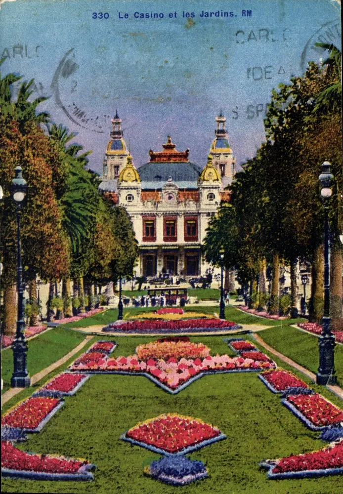 Le Casino et les Jardins, RM — série 330 — éditeur Munier Phot. - Recto