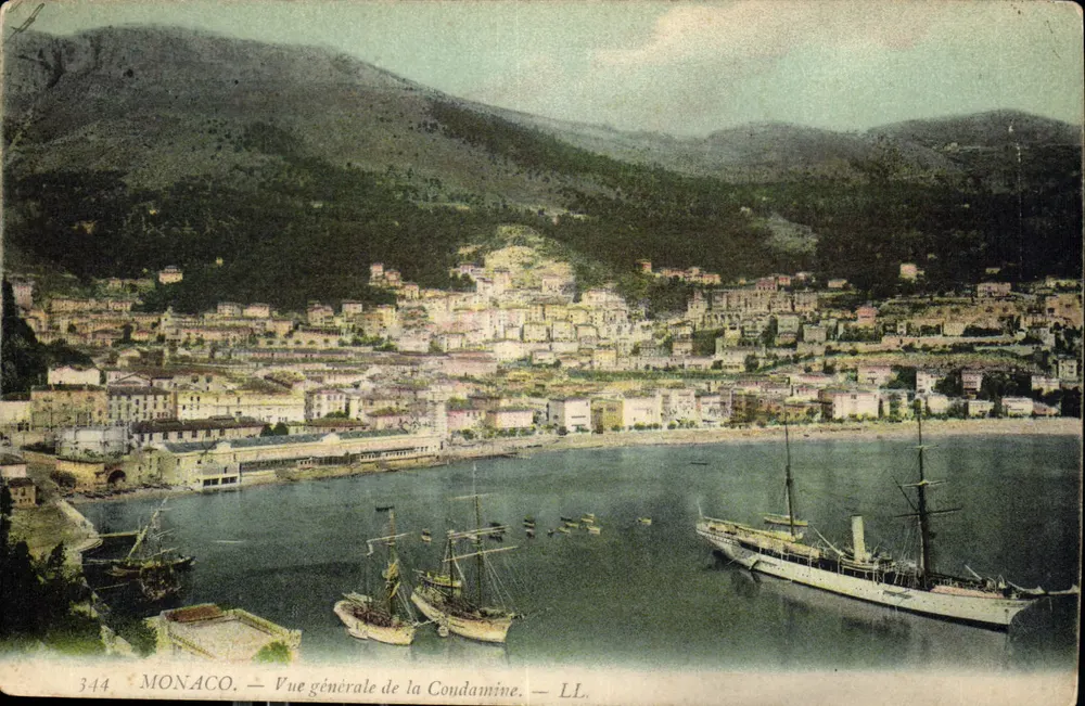 Monaco — Allgemeine Ansicht der Condamine — LL, n° 344 - Vorderseite