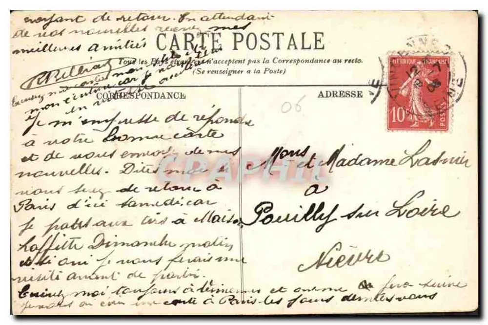 Monaco — Allgemeine Ansicht der Condamine — LL, n° 344 - Rückseite
