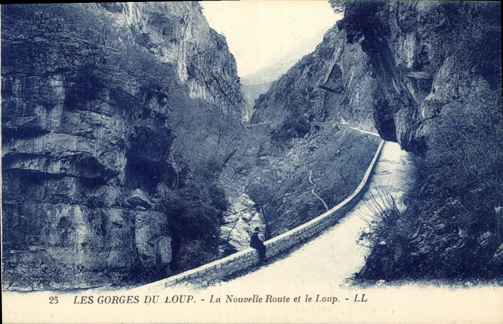Die Wolfsschlucht — Die Neue Route und der Wolf — LL - Vorderseite
