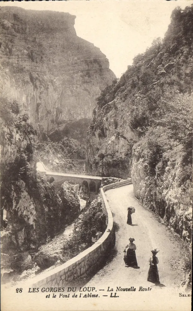 Die Schluchten des Loup — Die Neue Route und die Brücke des Abgrunds — LL. — Sélect - Vorderseite