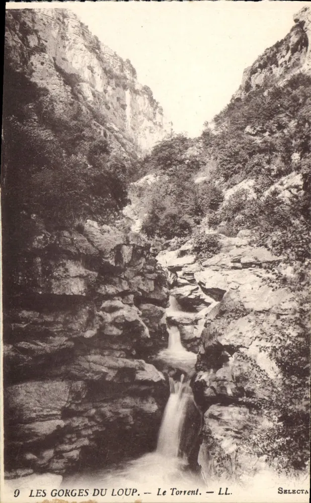 Les Gorges du Loup — Le Torrent — LL. — Selecta — n°9 - Frente