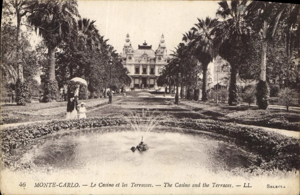 Monte-Carlo — Das Casino und die Terrassen — LL. Sélectia, n°46 - Vorderseite