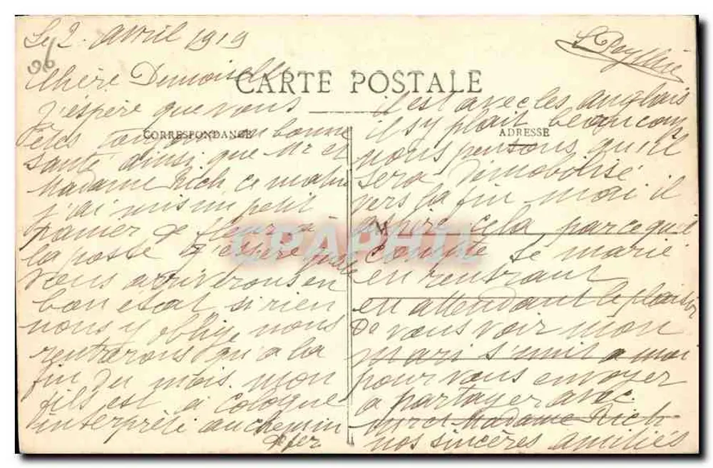 Monte-Carlo - Das Casino zwischen den Palmen — Sammlung RCP, Foto - Rückseite