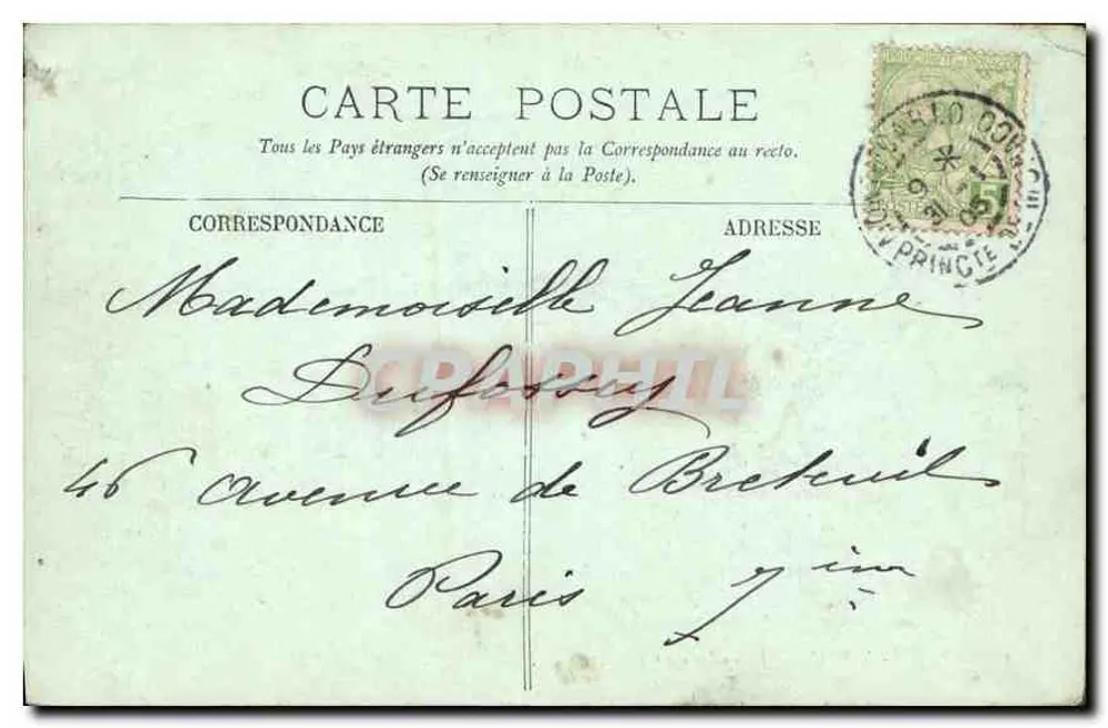 Monte-Carlo — Conjunto do Casino — LI. C'est Merveilleux. Souvenirs. Léonie. - Verso