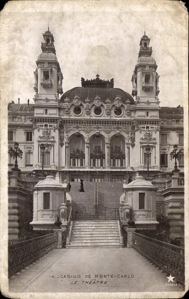 Das Theater des Casinos von Monte-Carlo — Verleger Étoile, Nr. 14 - Vorderseite