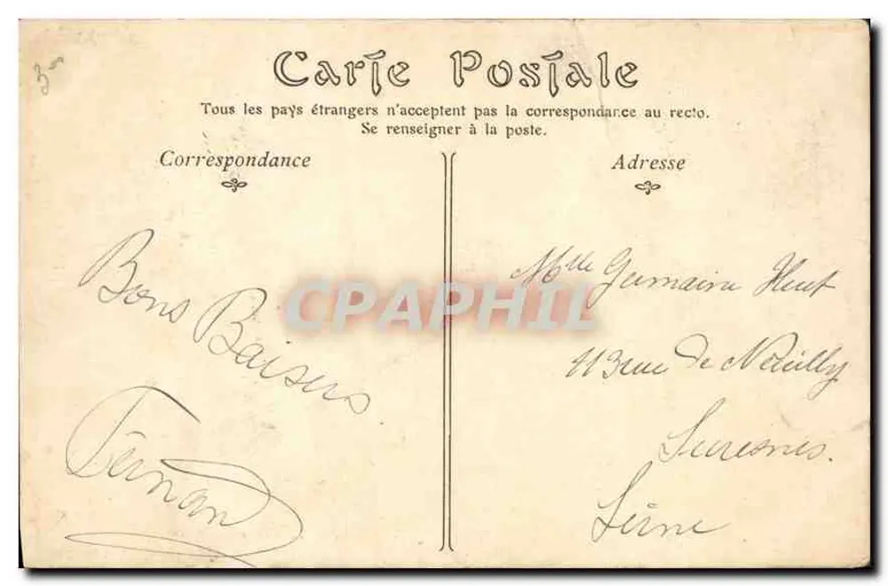 Mônaco — O Palácio do Príncipe — ND Pièi - Verso