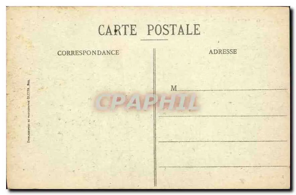 Monaco - Palast des Prinzen und Hundekopf - Verlag Delleta, Nr. 721 - Rückseite