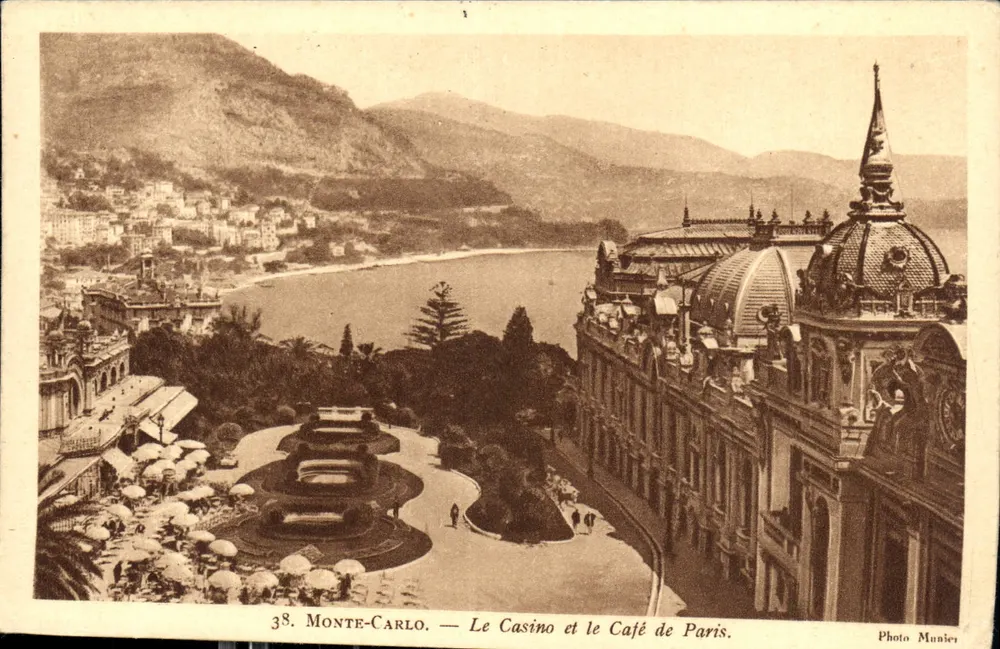 Monte-Carlo — Das Casino und das Café de Paris — Foto Munier, n°38 - Vorderseite
