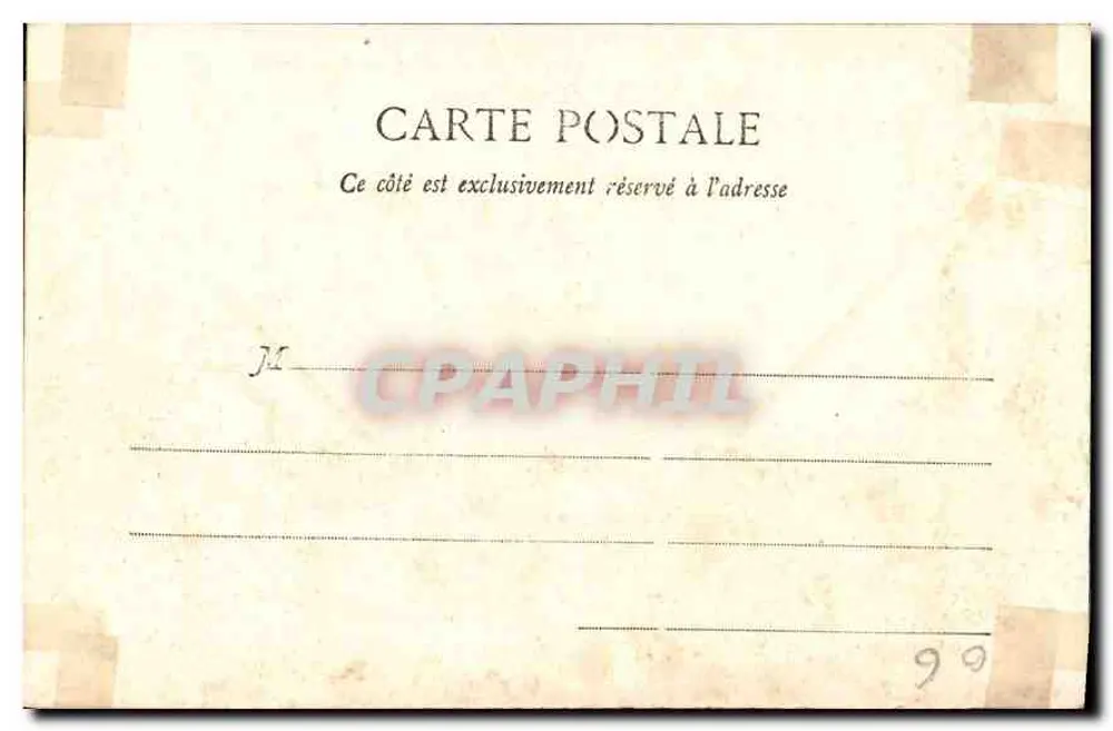 Monte-Carlo — Teatro y Terrazas — Edición Grilletta, n° 827 - Reverso