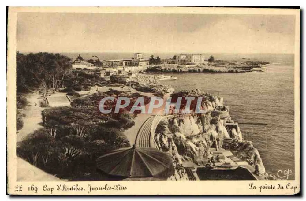 Cap d'Antibes. Juan-les-Pins — A ponta do Cap — Editor: Les Belles Éditions - Frente