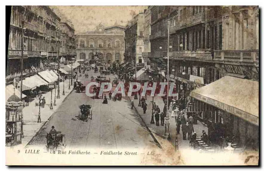LILLE — A Rue Faidherbe — Faidherbe Street — LL - Frente