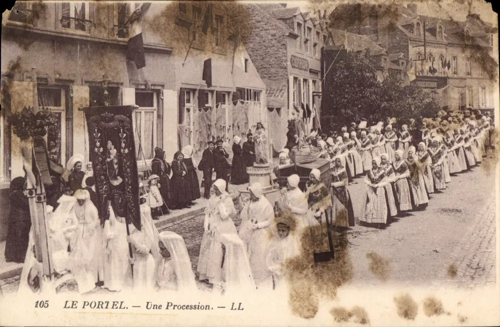 Le Portel — Uma Processão — LL - Frente