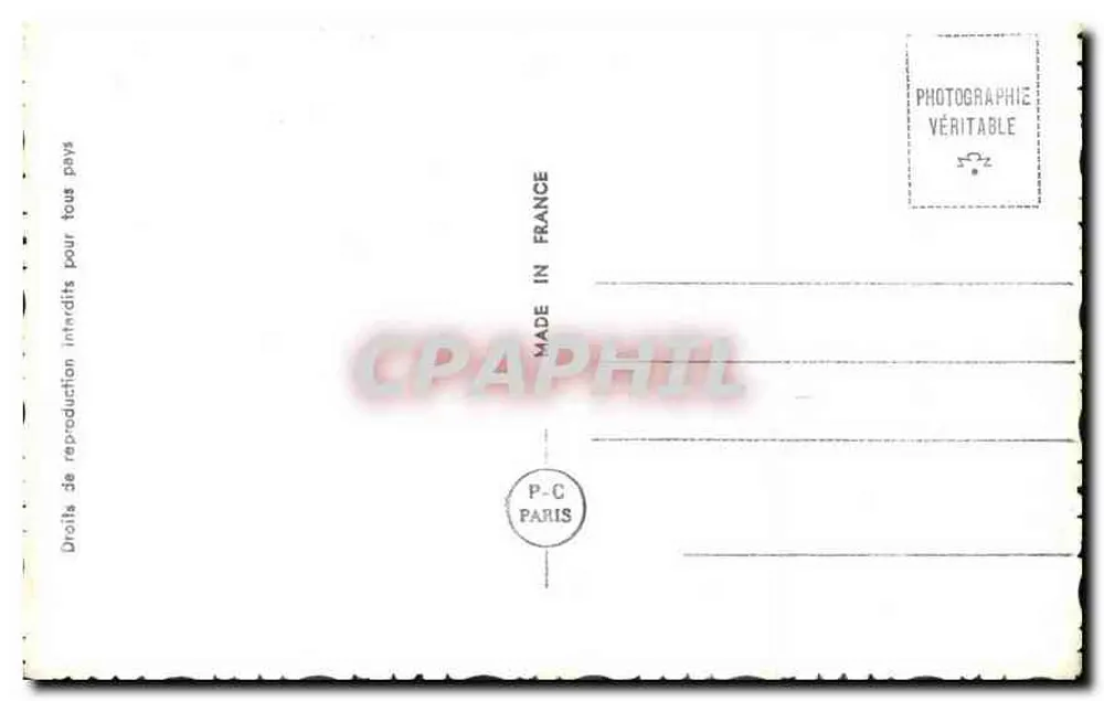 Beijo suave — cena romântica — P-C Paris n°6388 - Verso