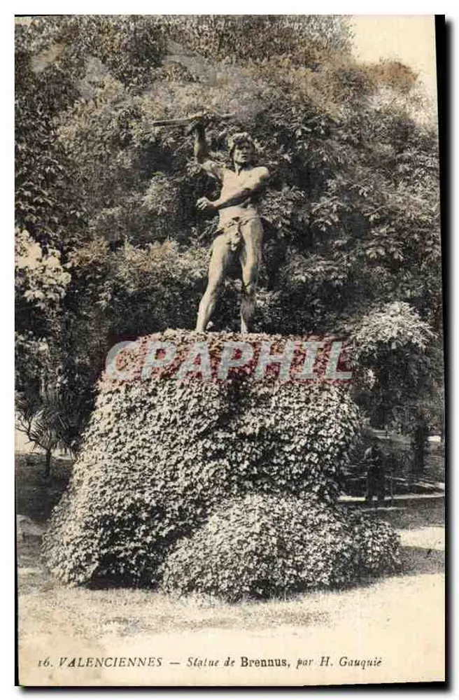 Valenciennes — Statue des Brennus von H. Gauquie - Vorderseite