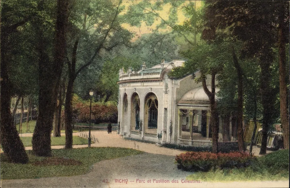 Vichy — Park i Pawiłon Celestynów - Awers