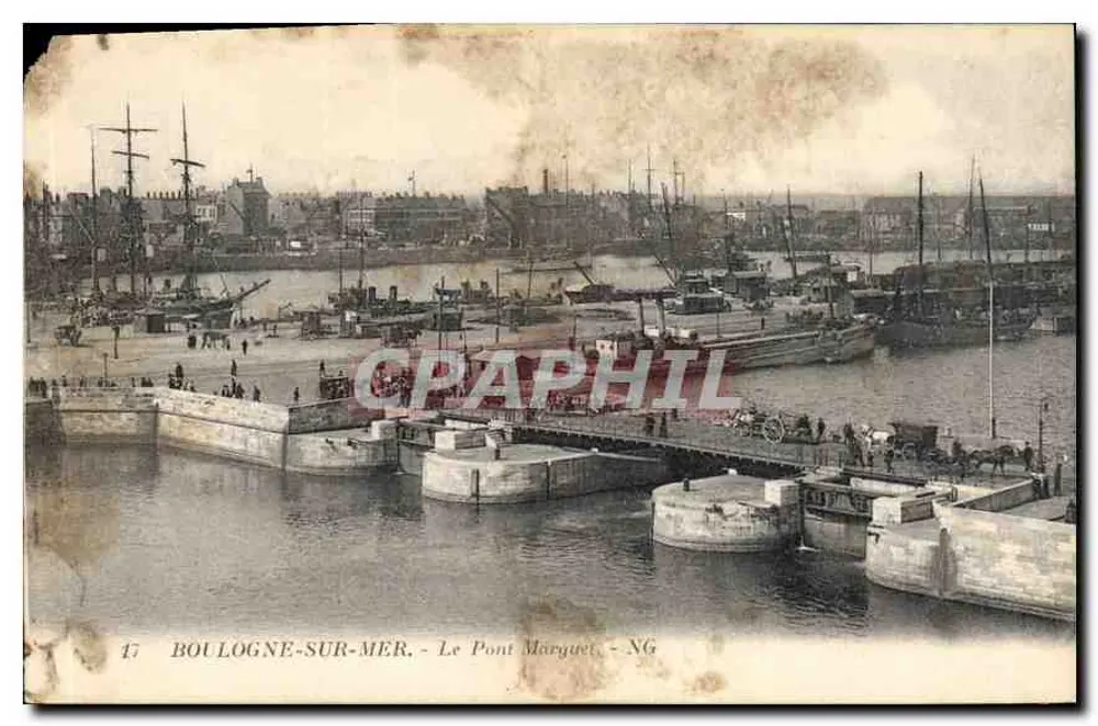Boulogne-sur-Mer — Die Brücke Marguet — NG - Vorderseite